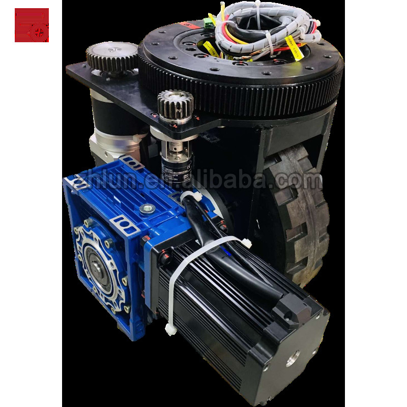 ZL-490 Agv Heavy Load Wheel Traction Motor rubber drive wheel Ets Accelerate Carrying 2T