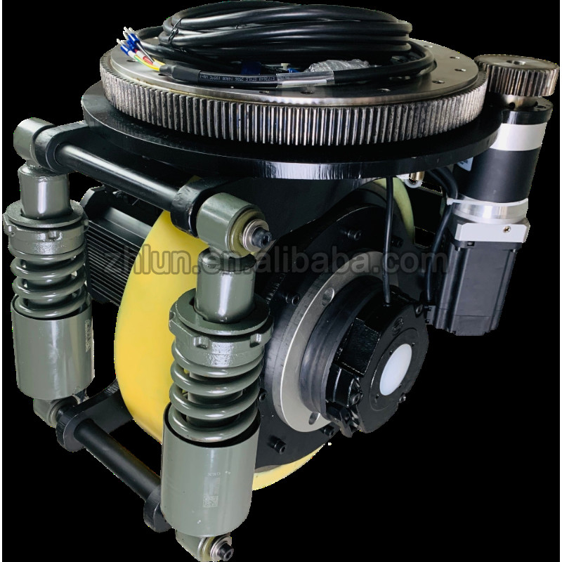 Customization 2000kg Load Electric Drive Wheel Polyurethane Rubber Hub Motor
