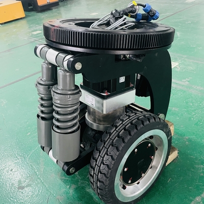 Rubber Double Wheel Differential 3000KG AC Motor Drive Wheel For Factory Agv
